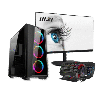 Dell Precision Gaming Raider+MSI Pro Monitor + 4-IN-1 Gaming SET GTX