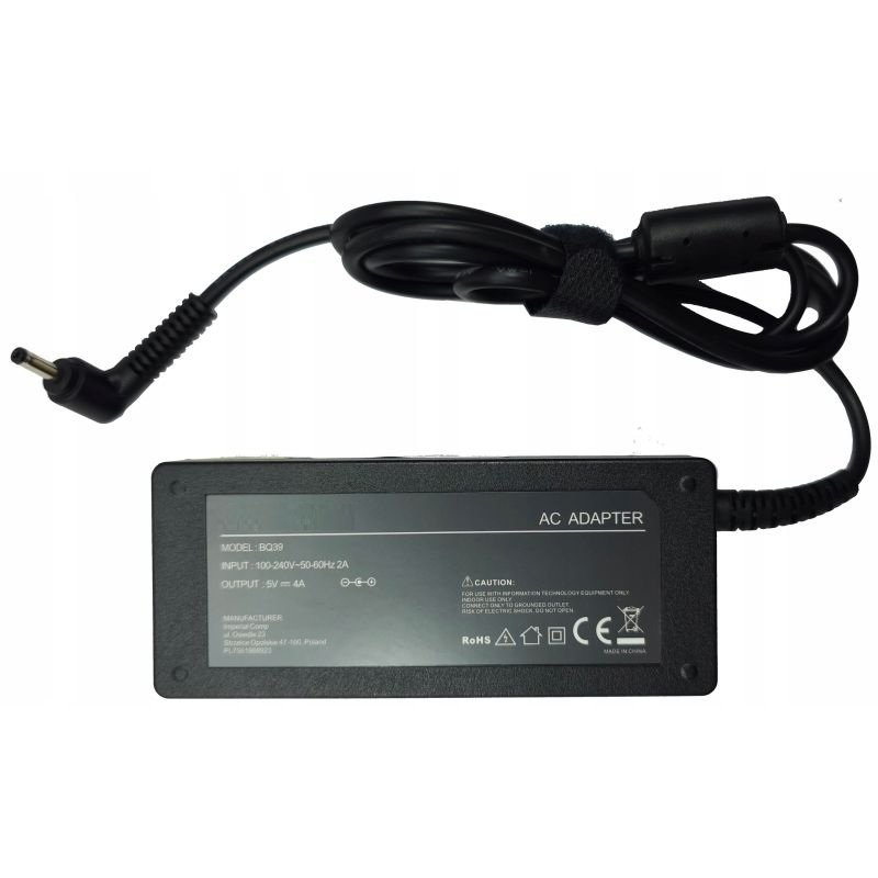 Charger / AC Adapter for Lenovo 20W 5V-20V 4.A 3.5-1.35mm