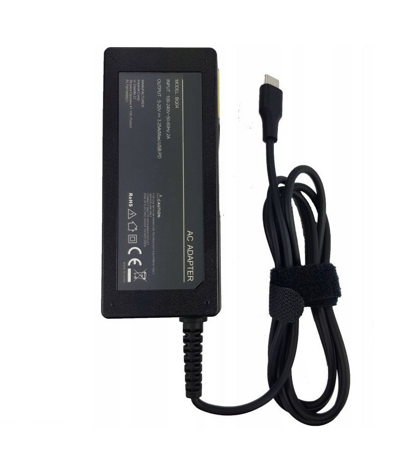 Charger / AC Adapter For HP/Dell/Lenovo 65W 20V 3.25A USB-C